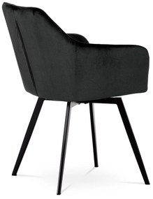 Scaun sufragerie Danarra-425-BK4 (negru). 1120437
