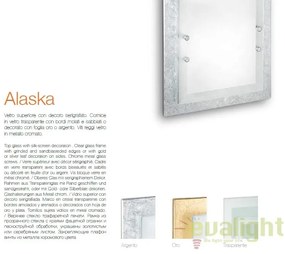 Aplica de perete,Plafonier dim. 38x43cm ALASKA PL3 argintiu 093598
