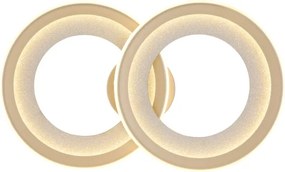 Globo 48064-30S - Lampă de tavan GLITRA cu LED, 30 W, 230 V, 3000 K, 31,5 x 52,5 cm