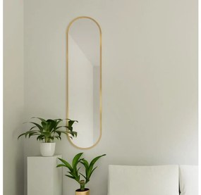 Baltica Design - Oglindă de perete TINY BORDER 155x40 cm, aurie