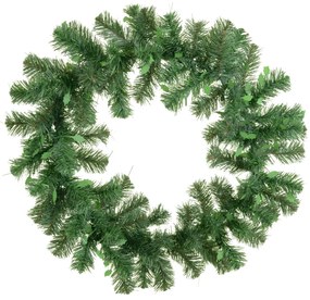 Coronita de Craciun cu frunze 45 cm verde
