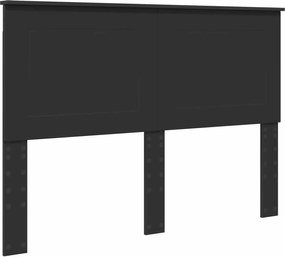vidaXL Tăblie cap Stejar Negru 140 cm Lemn compozit