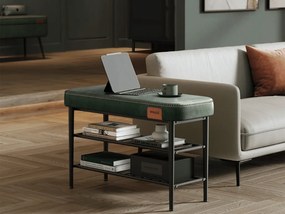 Banca cu dulap pentru pantofi EKHO 80x30 cm, verde