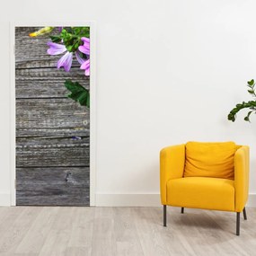 Fototapet pentru ușă - Flori de câmp (95x205cm)