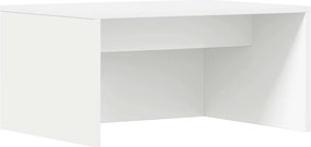 vidaXL Birou montat pe perete Alb 60 x 45 x 30 cm Lemn compozit