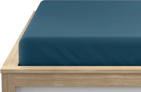 Cearsaf Jersey HIGHFIT culoare petrol 180 x 200 cm