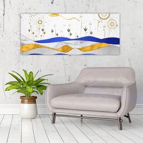 Tablou - Munții aurii (120x50 cm)