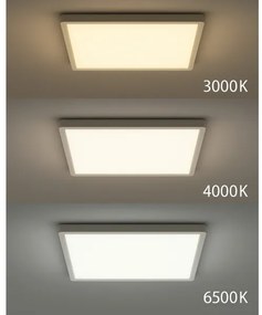 Plafonieră LED 24W/230V 3000/4000/6500K 30x30 cm albă