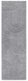 Covor tip traversă gri 80x240 cm Chappe Light Grey – Elle Decoration