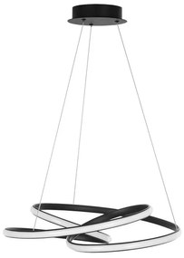 Lustra LED suspendata design modern MENTON negru NVL-9147112