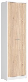 Dulap cu rafturi Nepo Plus 22 (alb + stejar sonoma) . 1098359