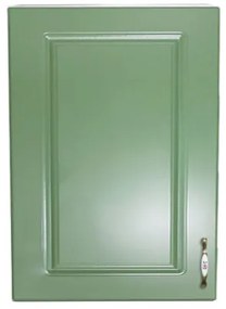 Corp superior 50 cu 1 usa Zebra MDF verde drept