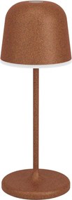 Eglo 901879 - Lampă de masă MANNERA-S LED, cu dimmer, pentru exterior, reîncărcabilă, LED 1,8 W / 5 V, IP54, maro