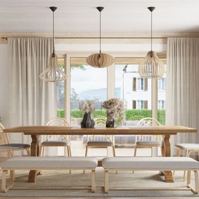 Lustră pe lanț APRILLA 1xE27/60W/230V