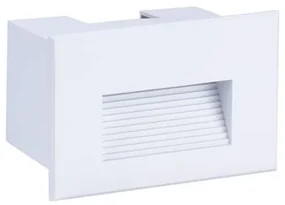 Spot LED incastrabil exterior, ambiental, IP65, POLKA alb