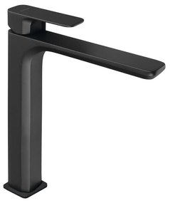 Baterie negru-mat pentru chiuvetă înaltă Spy – Sapho