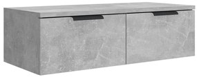 811398 vidaXL Dulap de perete, gri beton, 68x30x20 cm, lemn compozit