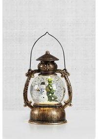 Markslöjd 705053 - Lanternă LED de Crăciun LOTHAR LED/0,15W/3xAA, bronz