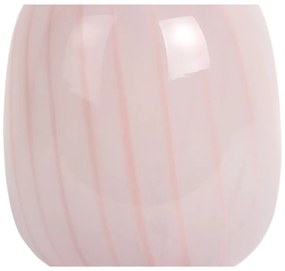Veioză roz-deschis cu abajur din sticlă (înălțime 20 cm) Summer Globe – Leitmotiv