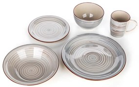 Set de masă Banquet 30 piese Spiral Grey