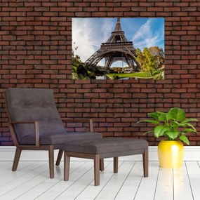 Tablou - Turnul Eiffel colorat (90x60 cm)