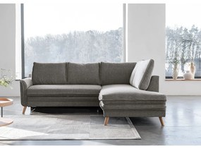 Colțar gri extensibil (cu colț pe partea dreaptă) Charming Charlie – Miuform