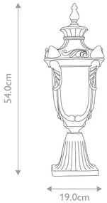 Elstead PH3-M-OB - Lampă de exterior PHILADELPHIA 1xE27/60W/230V IP44 bronz