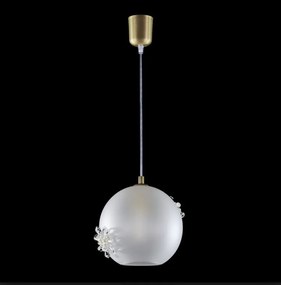 Lustra LUX decorativ fulgi de zapada din cristal SNOWFLAKE 02A-SB