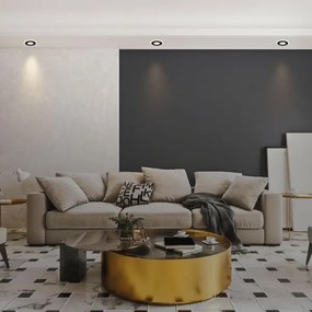 SET 3x corp de iluminat LED încastrat pentru baie Briloner 7039-035 LED/5W/230V IP44