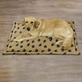 Pat pentru animale de companie maro deschis din bumbac 60x90 cm – Maximex