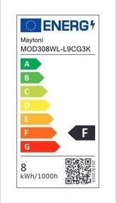 Aplica LED de perete design modern Verticale coniac