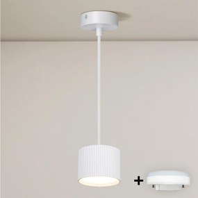 Brilagi - Lustră LED RGB reglabilă pe cablu STRIPY 1xGX53/14W/230V Wi-Fi Tuya albă