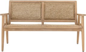 Canapea de grădină în culoare naturală din lemn masiv Sorrento – Bloomingville