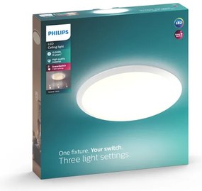 Plafonieră LED dimabilă CANAVAL LED/18W/230V Philips 32809/31/P0