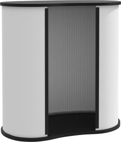 vidaXL Tejghea de expoziție pliabilă, 90x48x93 cm, lemn prelucrat