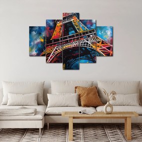 Tablou - Pictură a Turnului Eiffel II. (150x105 cm)