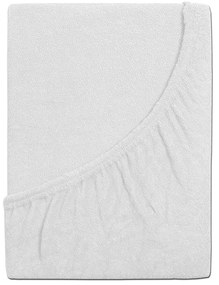 Cearșaf de pat 4Home Perfect frotir alb, 90 x 200 cm