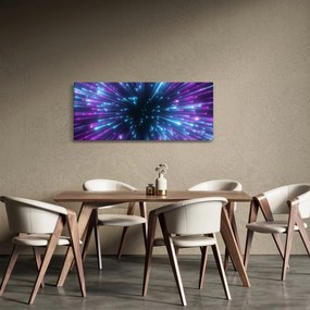 Tablou - Spațiu neon (120x50 cm)