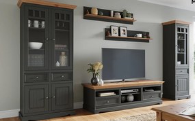 Set Living Linea, Lemn Masiv, Grafit