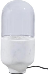 Lampă de masă ASEL 1xE27/25W/230V marmură alb