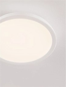 Lustra LED aplicata stil modern FELICIA alb 45cm