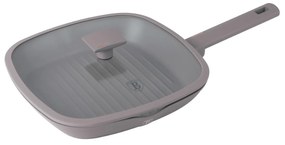 Tigaie grill cu capac Taupe Berlinger Haus BH 8097, gri, strat titan