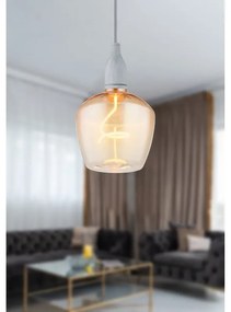 Bec decorativ chihlimbar LED E27 4W 240lm 1800K