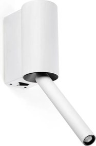 Aplica LED cu reader directionabil DANTE alba 3W 2700K