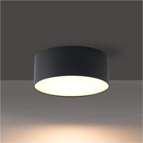 Brilagi - Plafonieră LED pentru baie FORIS LED/9W/230V Ø 9 cm, negru, IP44