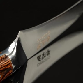 Gudaro - Cuțit pentru fructe din oțel Damasc FENG 3,5, 67 de straturi de oțel damasc, lungime 9,5cm