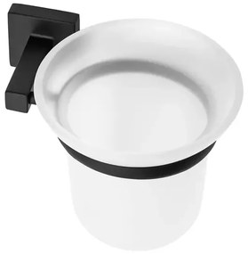 Perie WC Rea 322200 design rotund finisaj negru mat