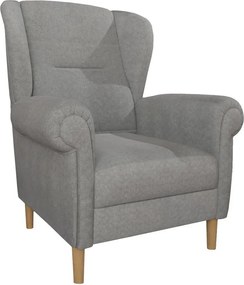 Fotoliu gri deschis wing Swan – Ropez