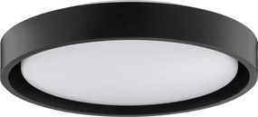 Brilliant - Plafonieră LED SONORA, 12W, 230V, 3000K, Ø 31 cm, negru