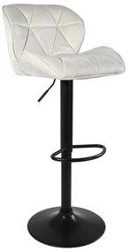 JAKS SCAUN DE BAR GRAPPO BLACK VELOUR BEJ